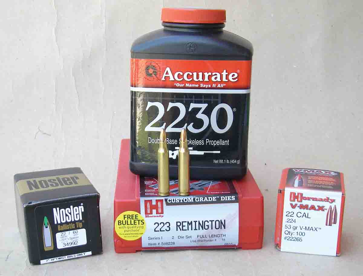 Accurate 2230 was designed specifically for .223 Remington loads.